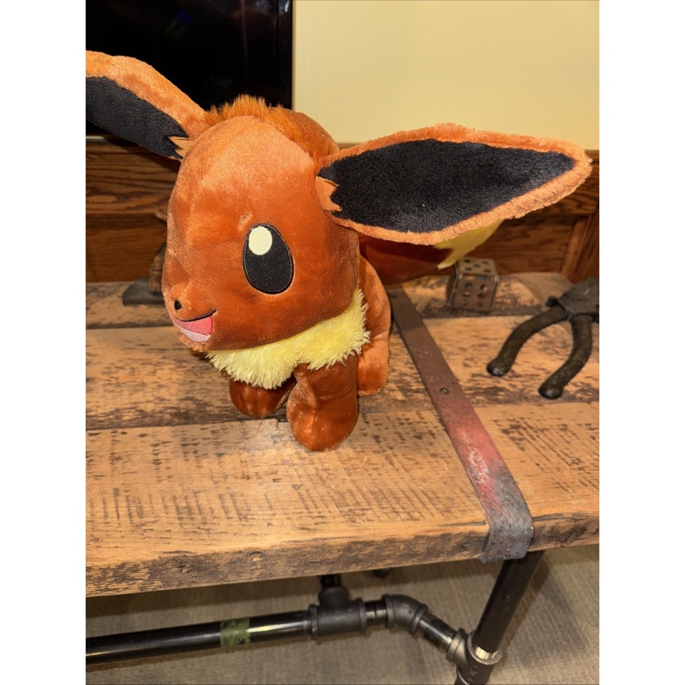 Build A‎ Bear Pokemon Eevee Plush BABW Standing 17" No Sound 2021 - Picture 2 of 13